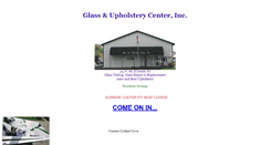 Desktop Screenshot of glassandupholstery.com