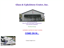 Tablet Screenshot of glassandupholstery.com